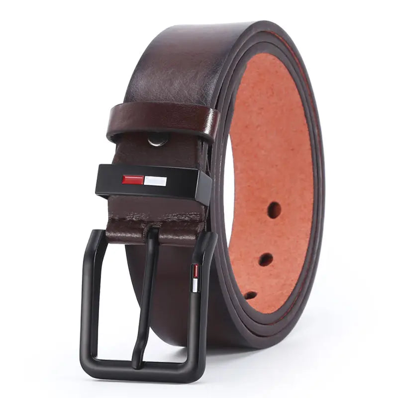 Men's PU Leather Alloy Pin Buckle Belt