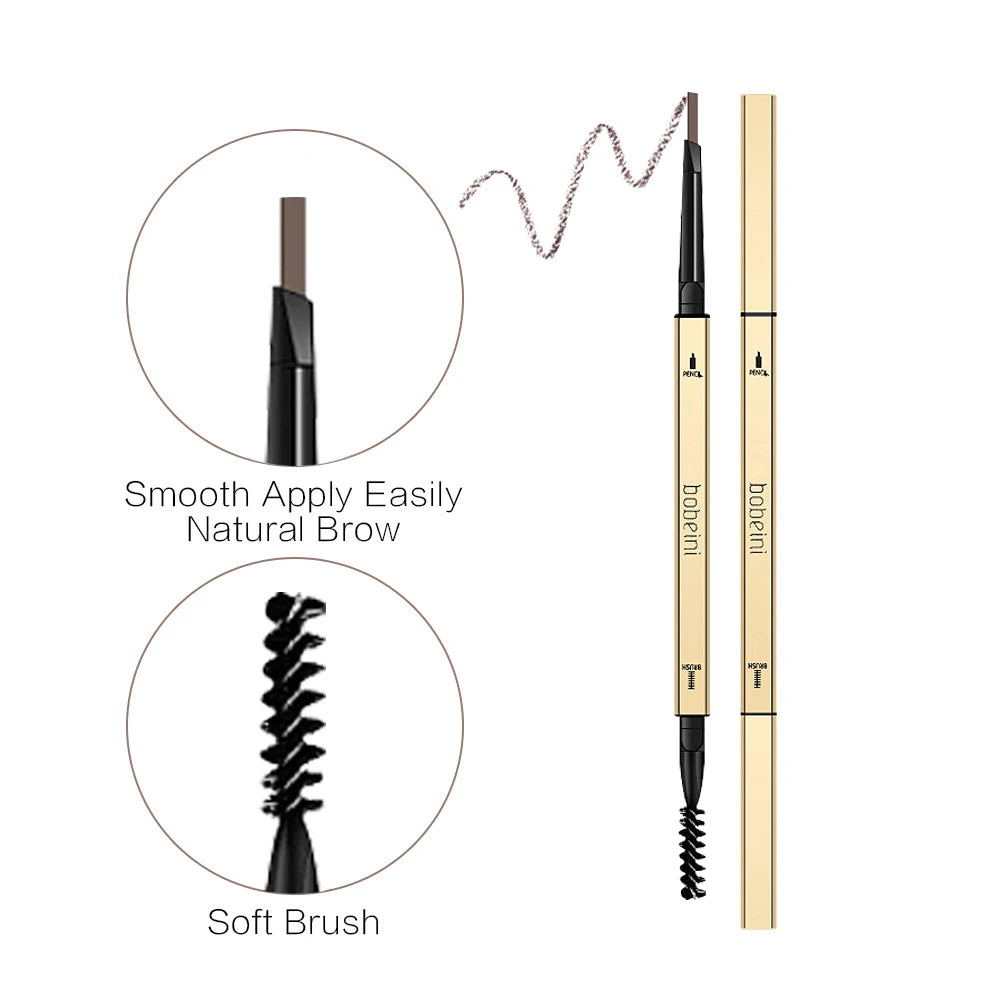 Dual-Ended Waterproof Eyebrow Pencil
