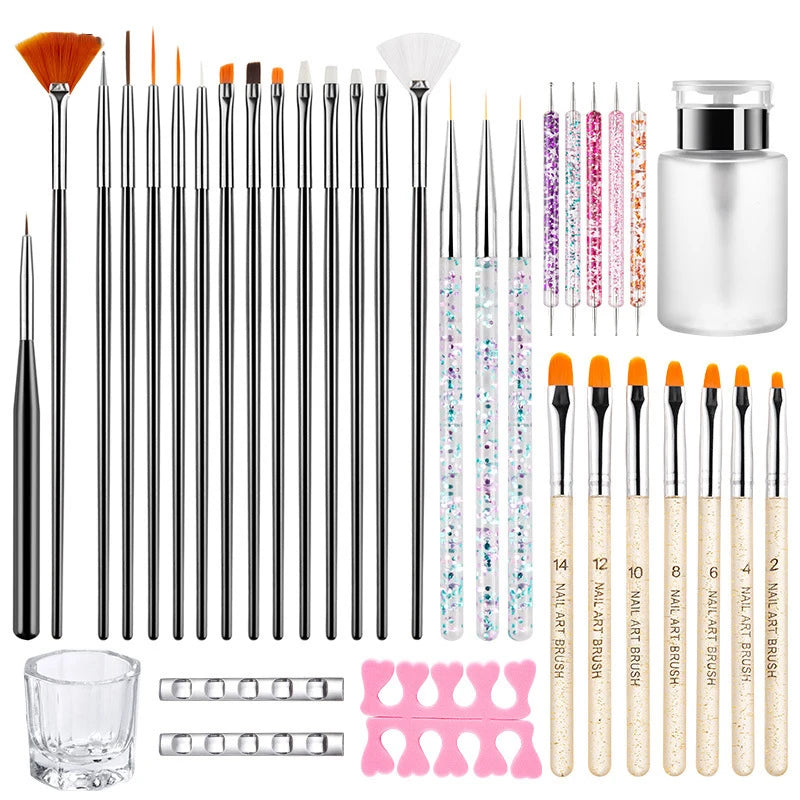 Nail Art Brush,Pen,Tip Drill Pen, Nail Art Pen,Precision Made