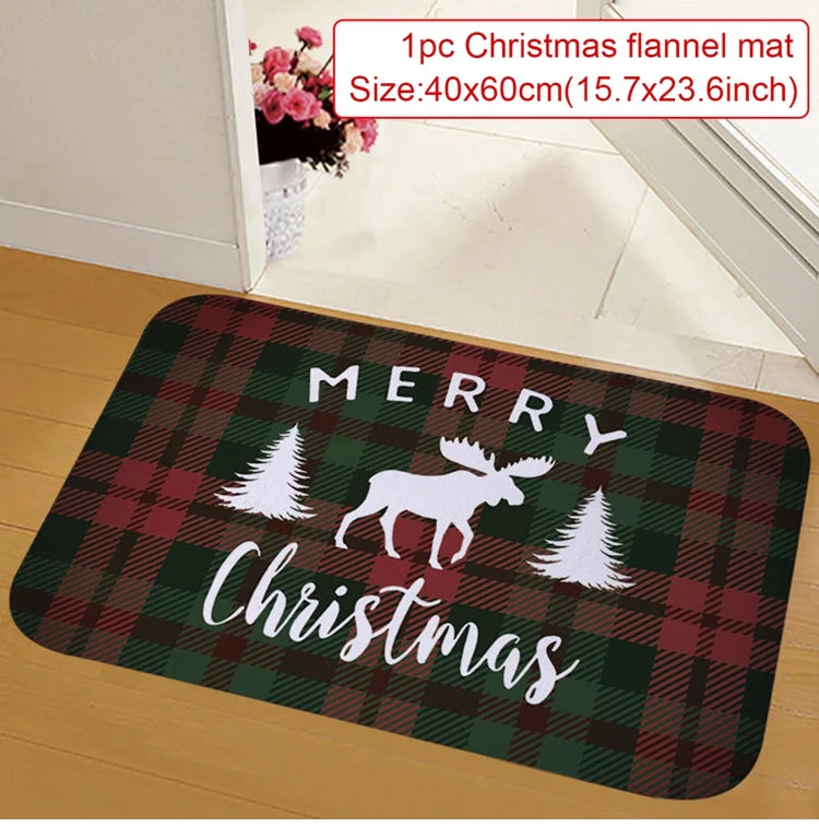 Christmas Door Mat Santa Claus