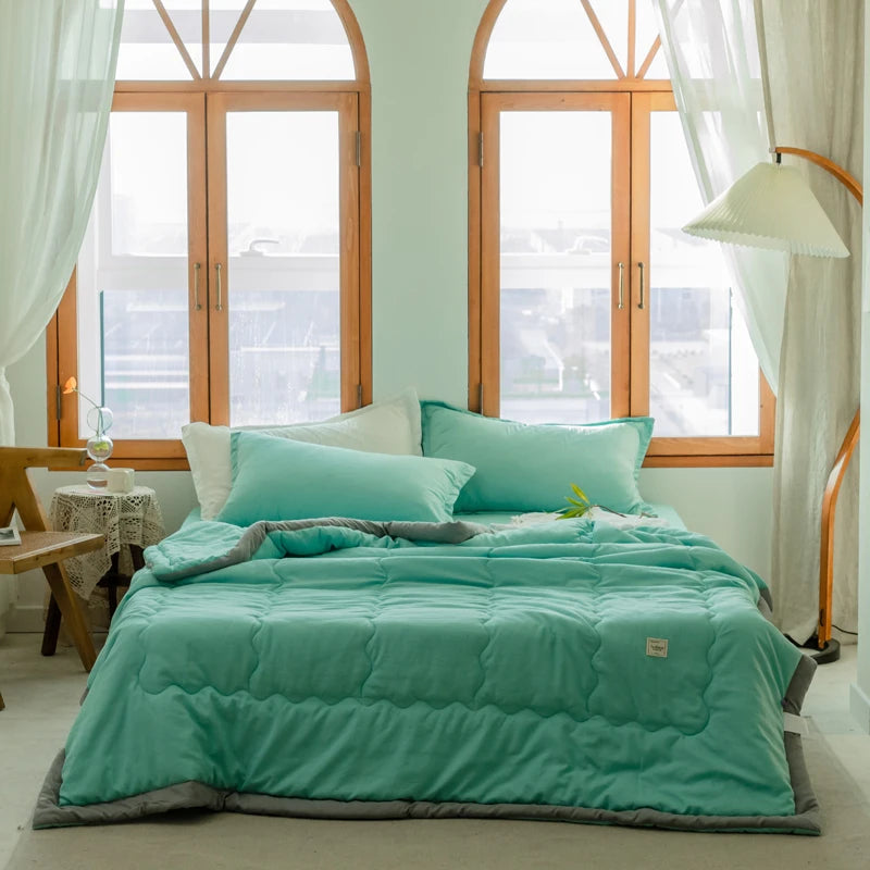 Polyester cotton quilted