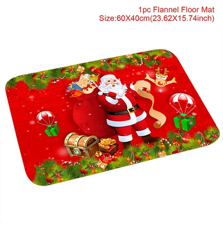 Christmas Door Mat Santa Claus