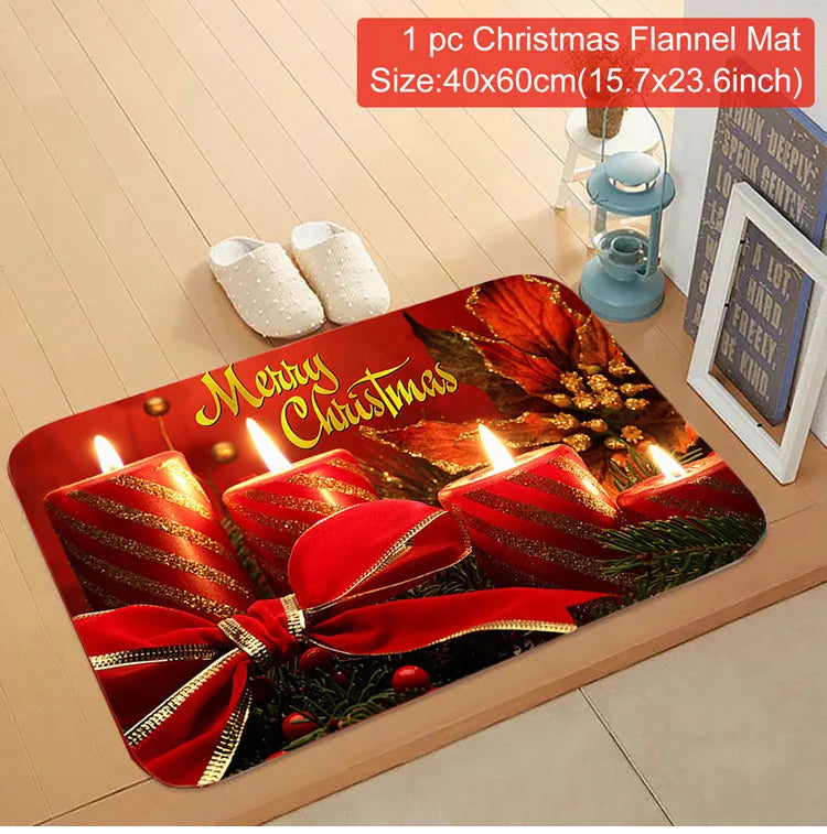 Christmas Door Mat Santa Claus