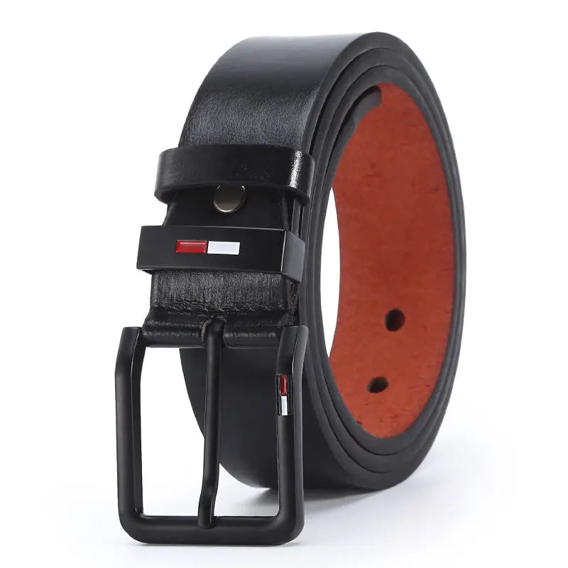 Men's PU Leather Alloy Pin Buckle Belt