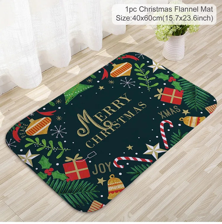 Christmas Door Mat Santa Claus