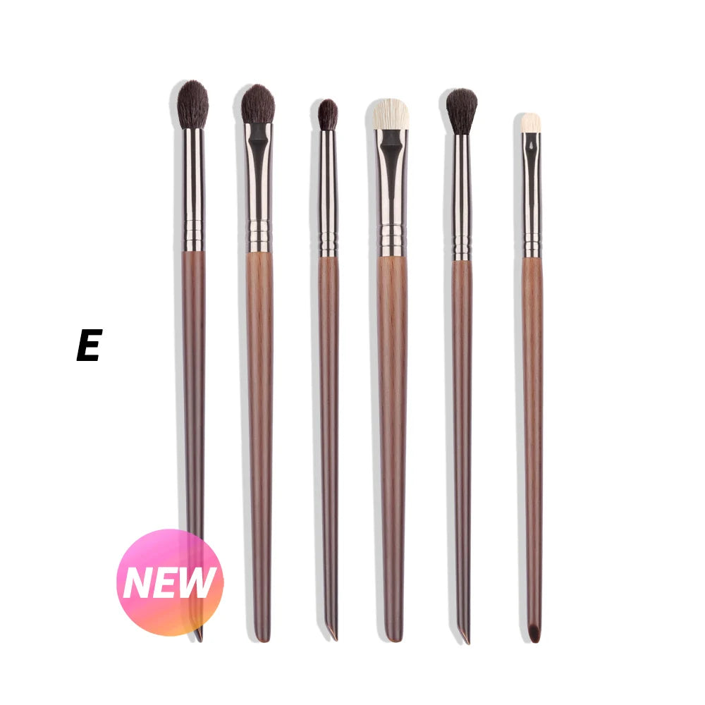 Cosmetic 2/6 pcs Makeup Eye Shadow Brush