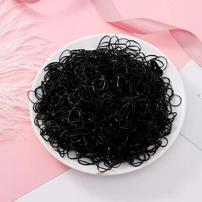 Small Disposable Rubber Bands Gum For Ponytail