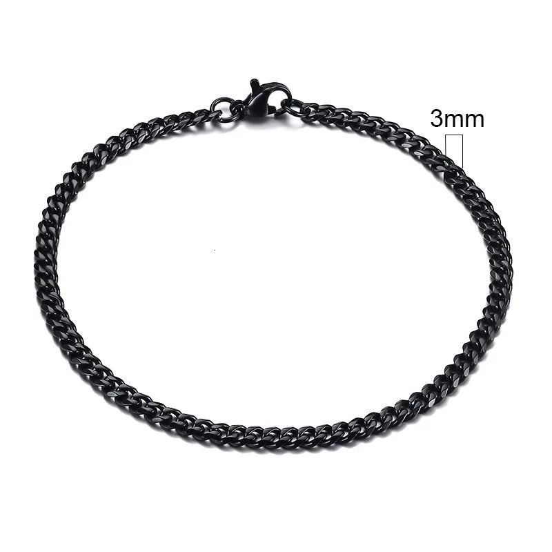 Curb Chain Bracelet for Men