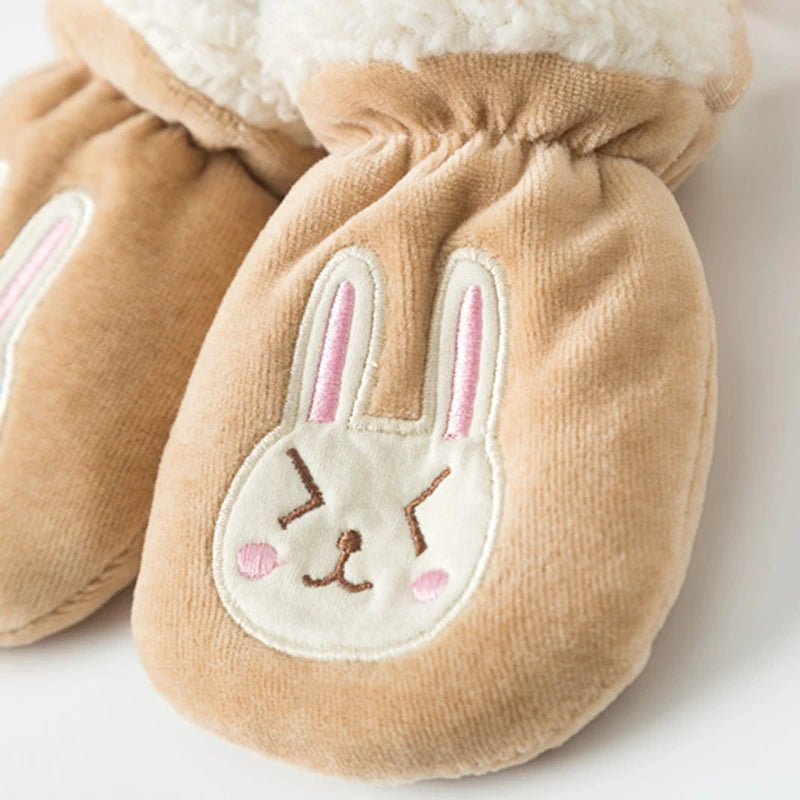 Baby Mittens Thicken Infant Anti-Grab Gloves