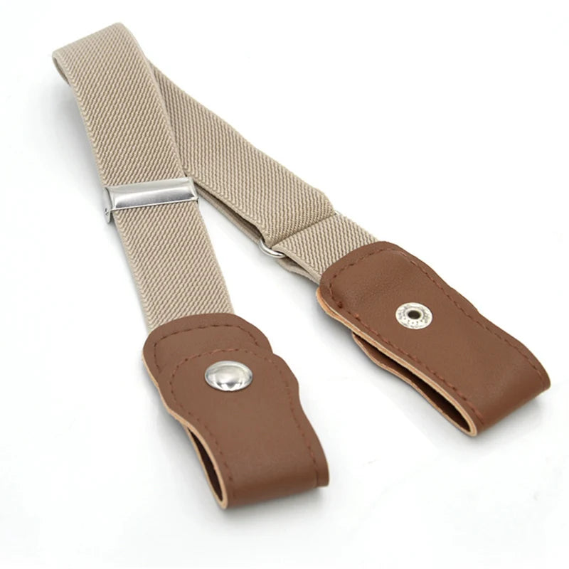 Elastic Jeans Belt Without Buckle Kids