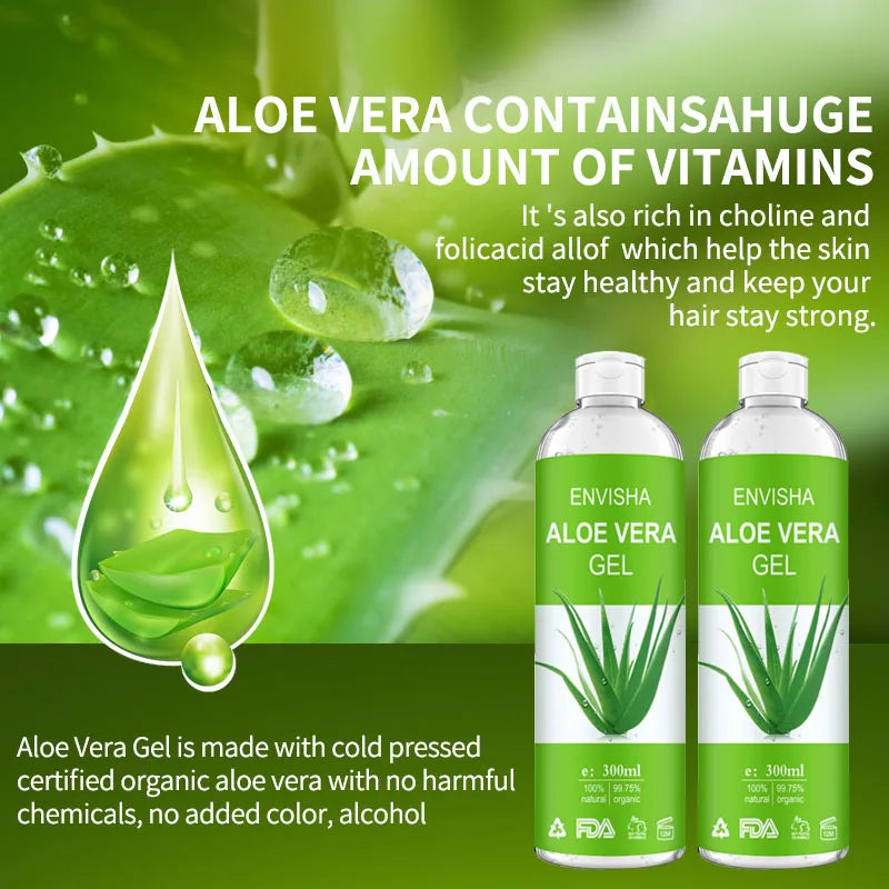 Aloe Vera Gel Sunburn Repairing Treatment Cream