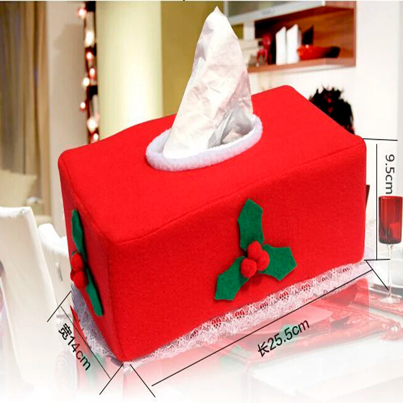New Pattern Merry Christmas tissue box