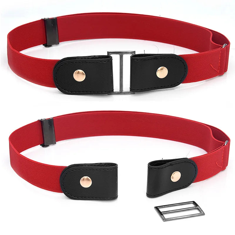 Without Buckle Elastic Extensible Kids Belts
