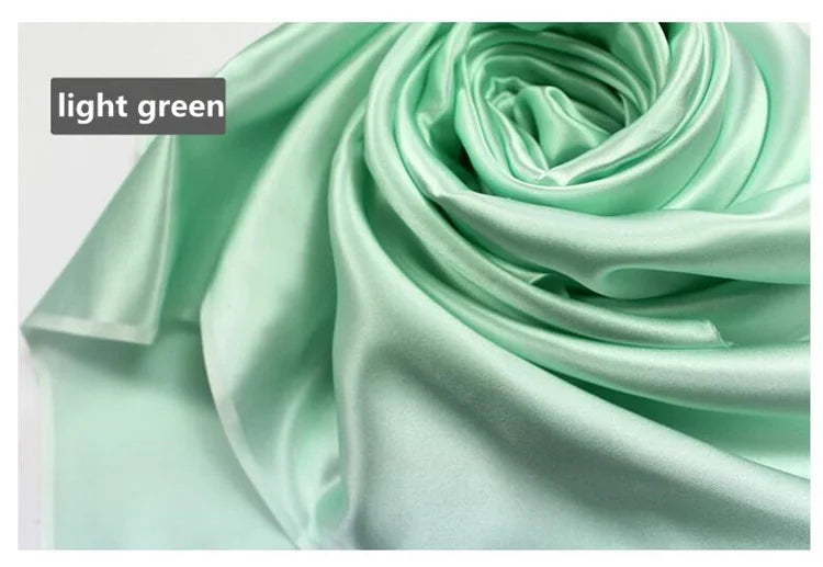 Silk Fabric 100% Silk Mulberry Silk Solid Color Multicolor Width 114cm Plain Dyed Silk