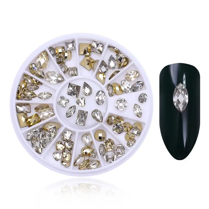 Nail art glitter rhinestone Crystal gems