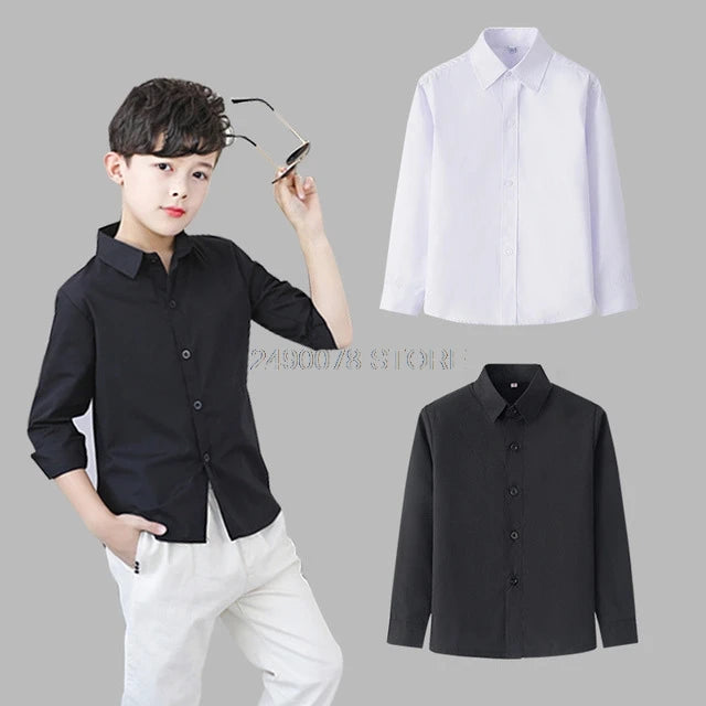 Kids Cotton Formal Shirt Uniform
