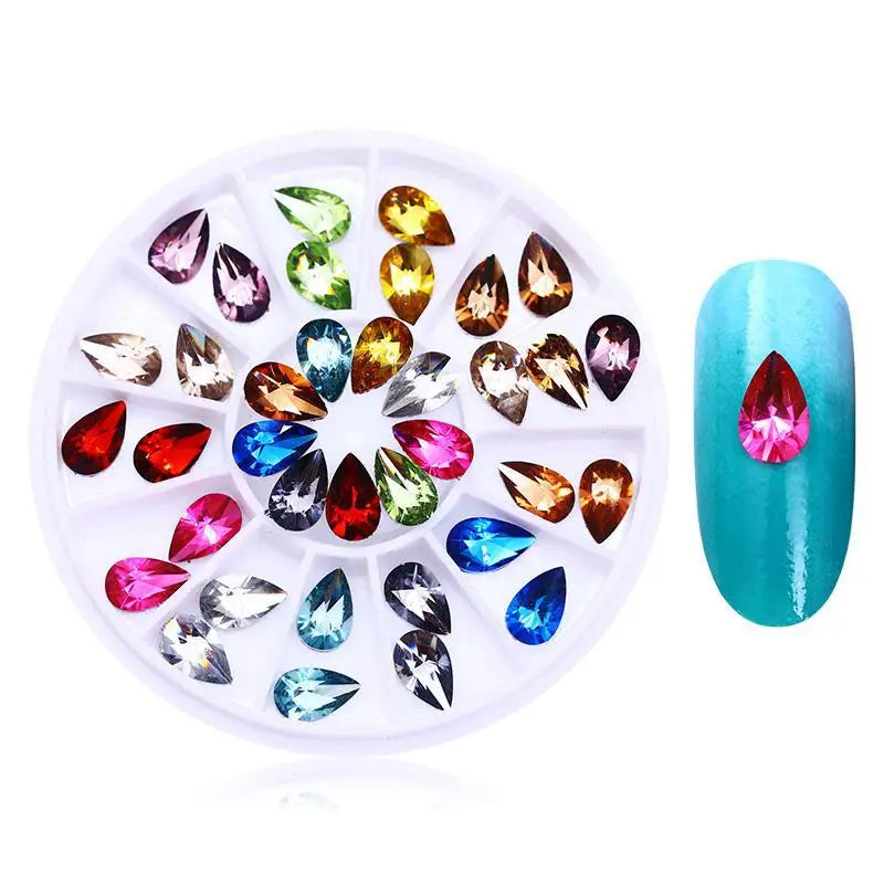 Nail art glitter rhinestone Crystal gems
