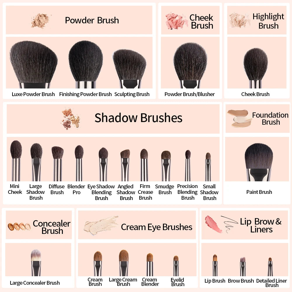 Makeup Brushes Set Professional Kit