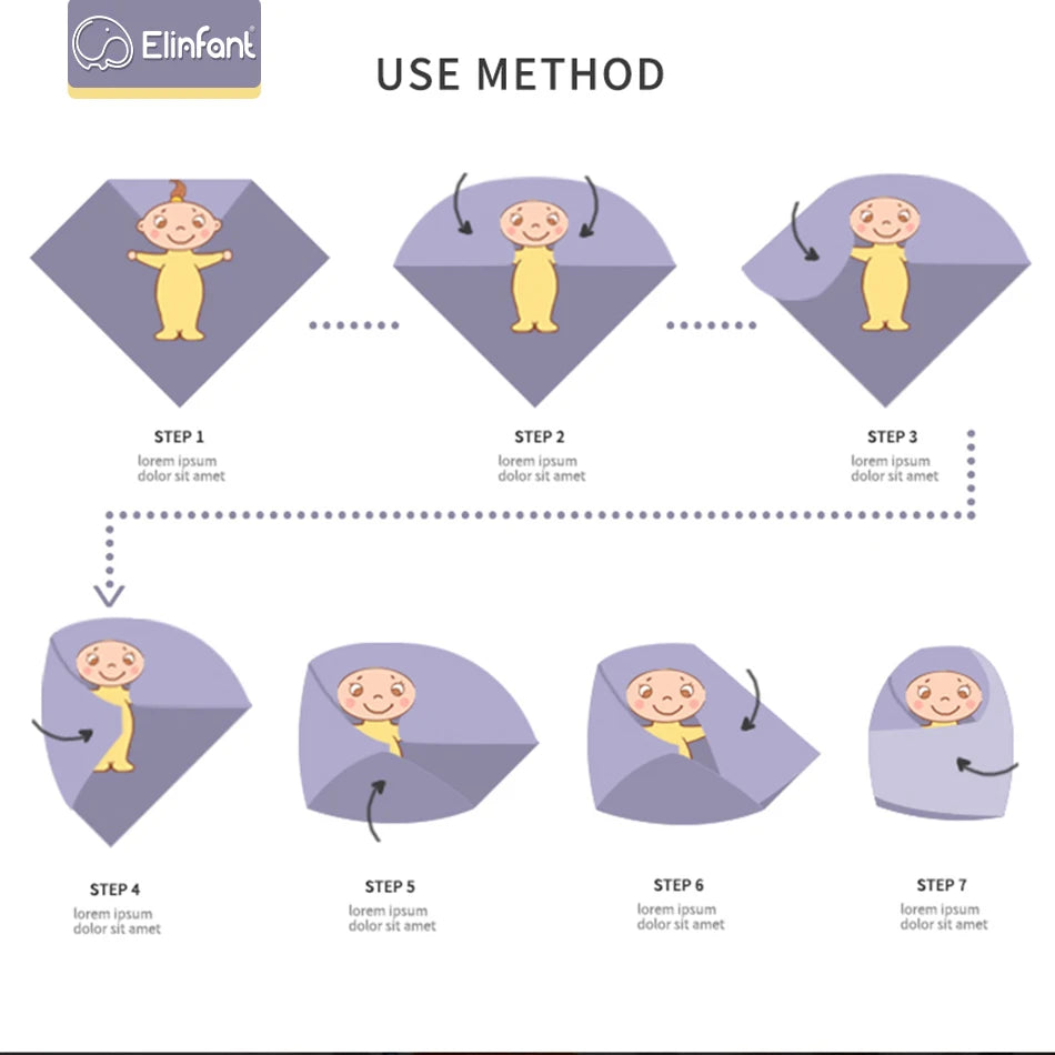 Cute Soft Print Baby Towel Wrap