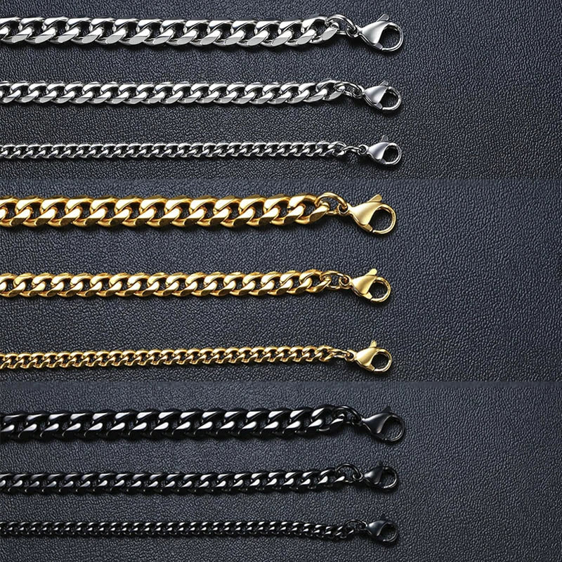 Curb Chain Bracelet for Men