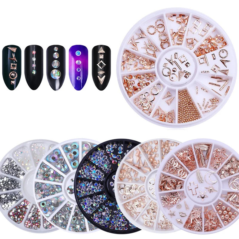 Nail art glitter rhinestone Crystal gems