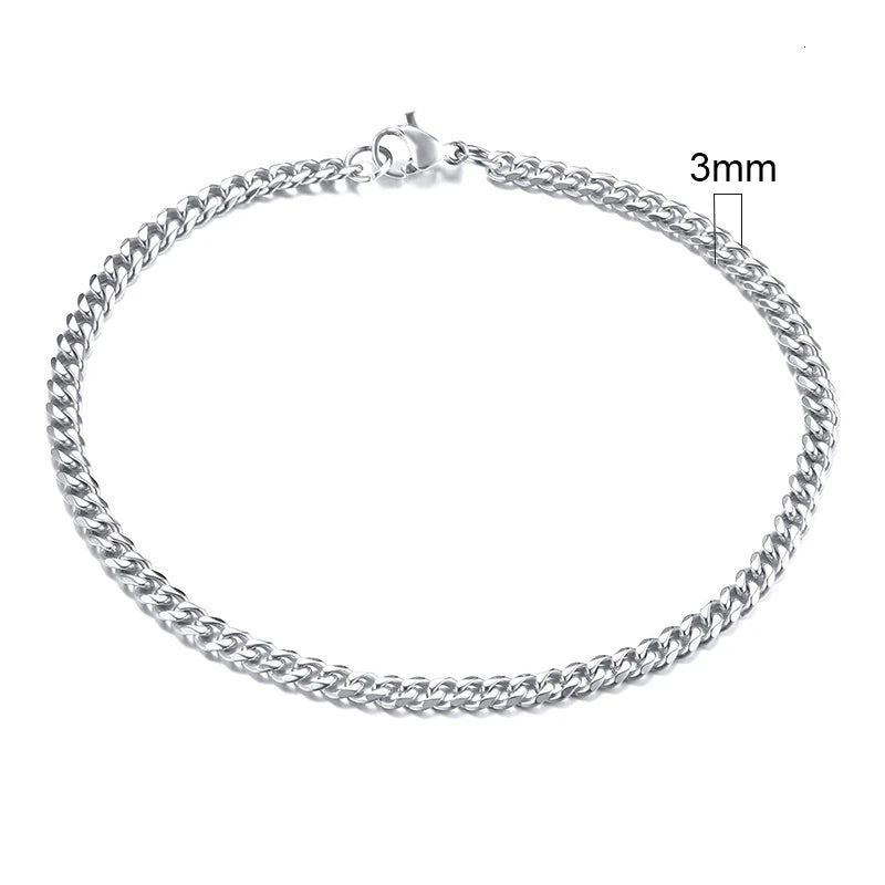 Curb Chain Bracelet for Men