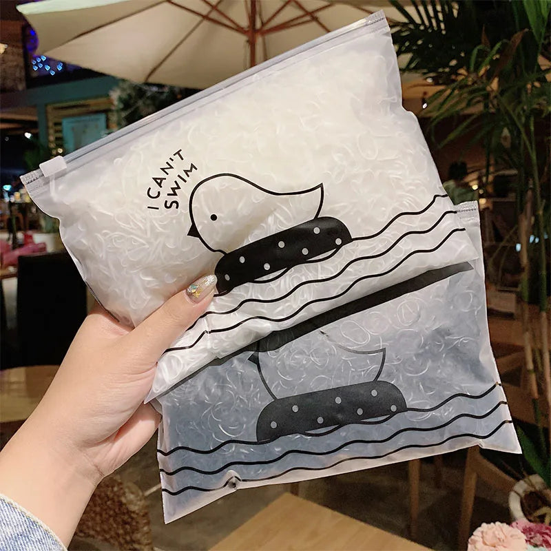 Small Disposable Rubber Bands Gum For Ponytail