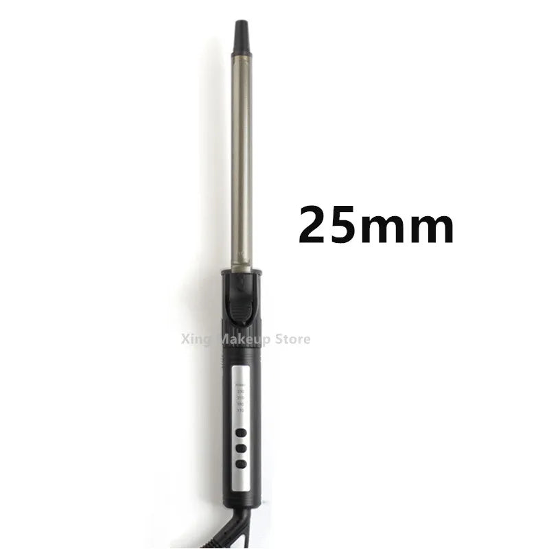 19mm 25mm 32mm Ceramic Hair Curler Automatic Rotating Curling Iron Temperature Display Hair Curler Anti Scalding Professional