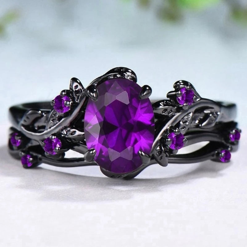 Elegant women's gemstone ring