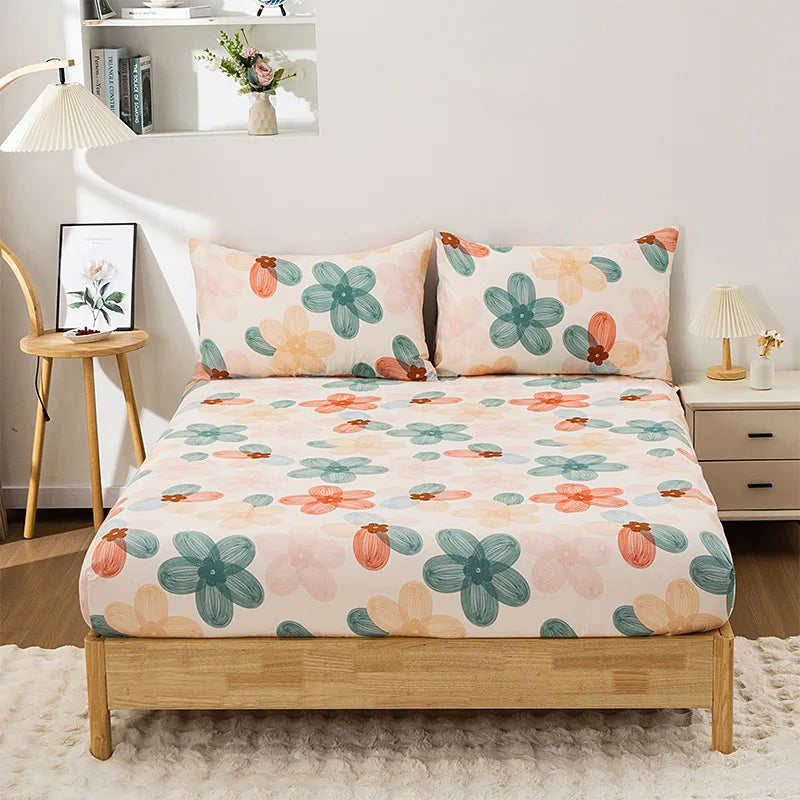 3 PC Floral Bed Sheet Set