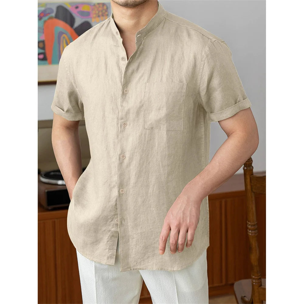 Summer Short Sleeve Shirt for Men