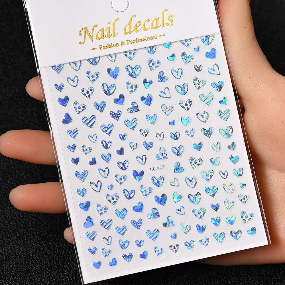 3 D Bronzing Nail Art Sticker