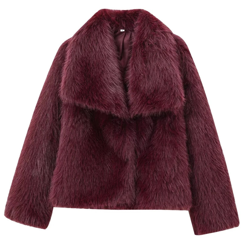 Women's Warm Fur Bomber Coats