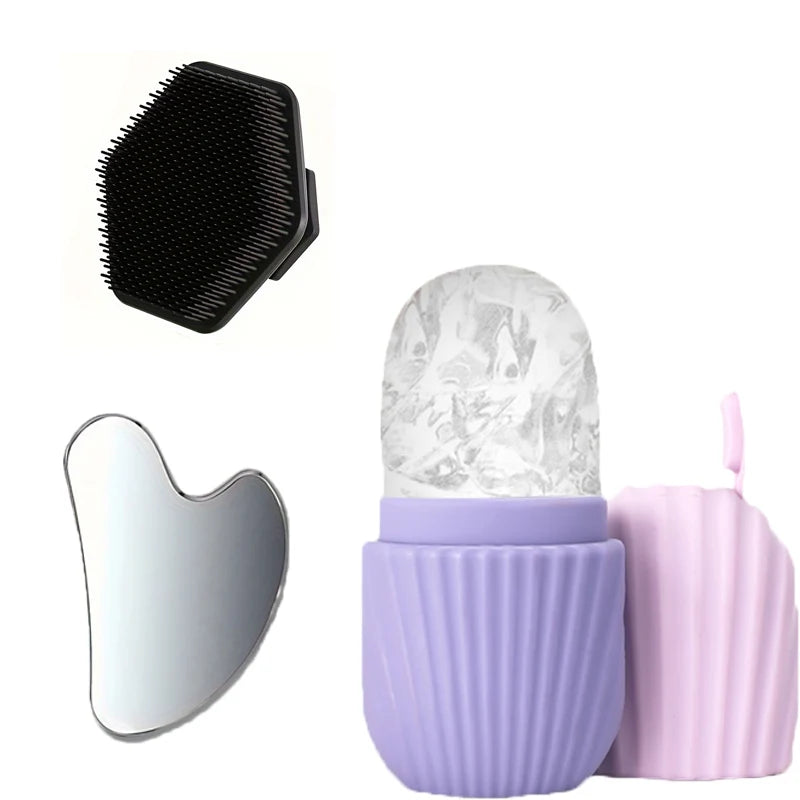 3-piece facial cleansing tool set