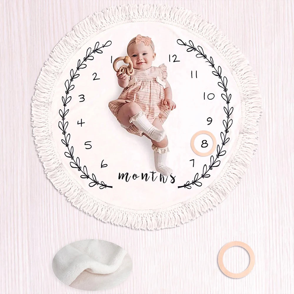 Milestone Blanket Baby First Year Calendar