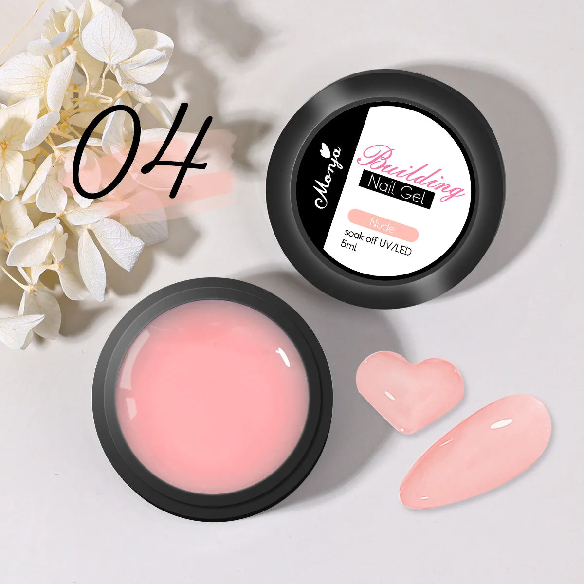 Clear Non-Stick Hand Extension Gel Nail Polish