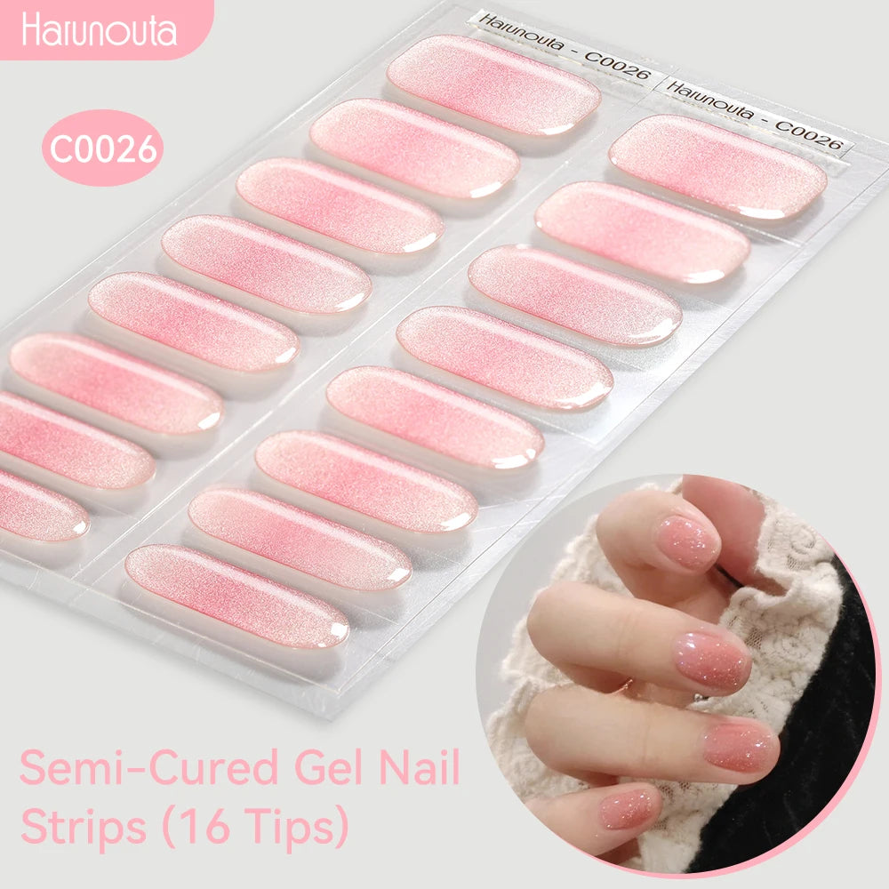 Semi Cured Gel Nail Sticker