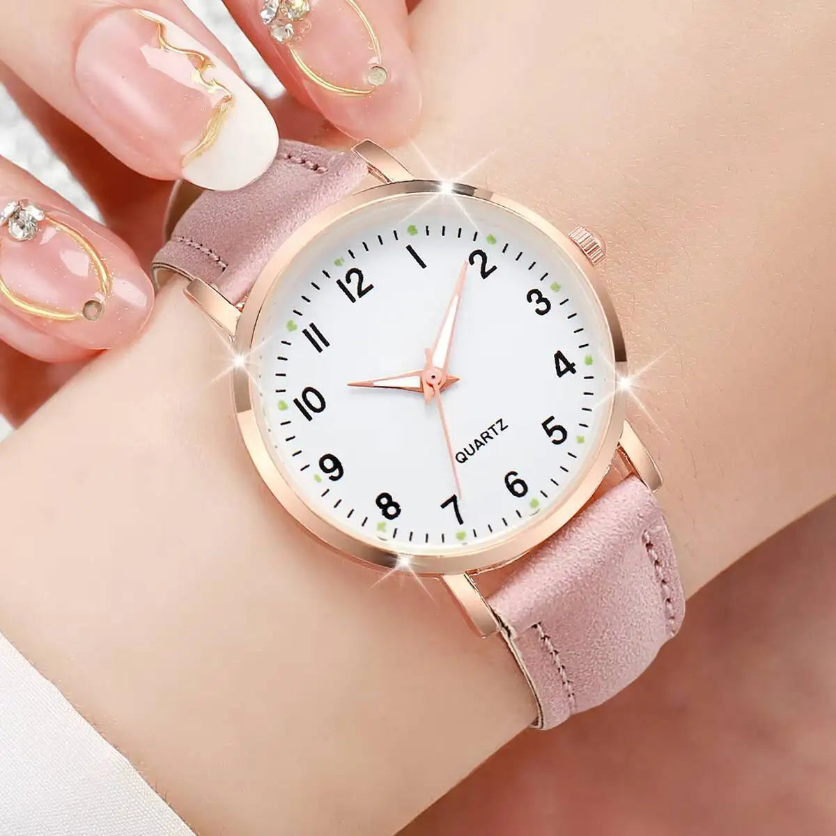 Fashion Arabic Dial Women Quartz Watch
