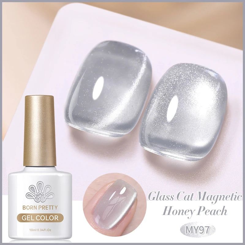 Rainbow Water Light Cat Magnetic Gel Nail Polish