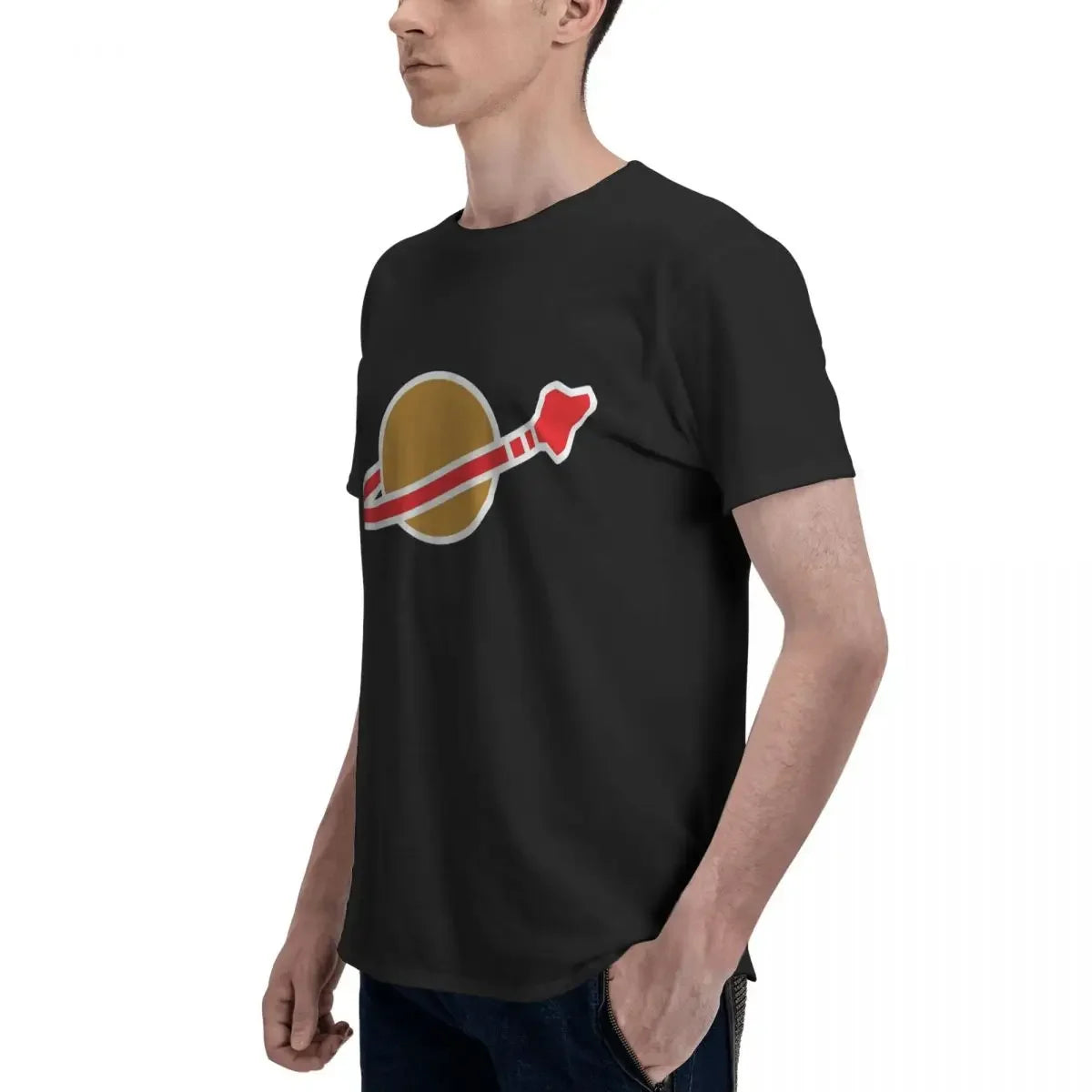 Classic Space Logo T-shirt For Men