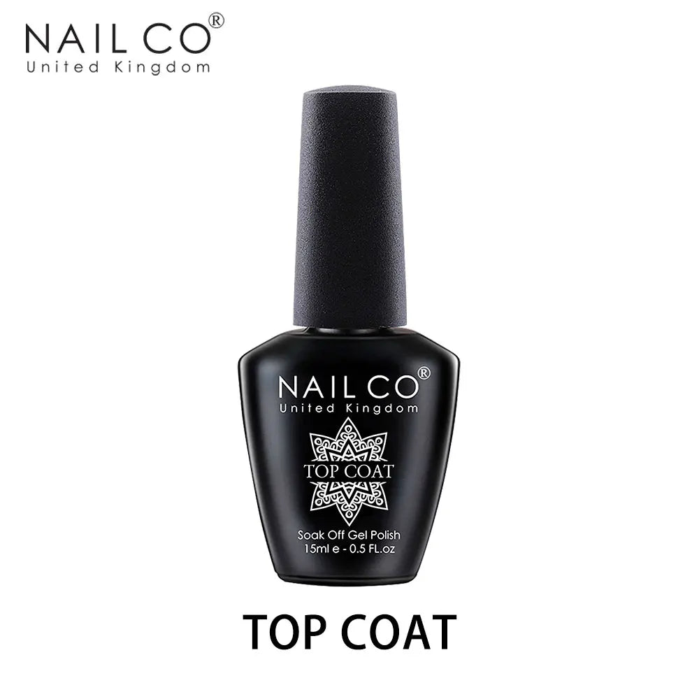 Coat And Base Coat Art Design Gel Nail Polish