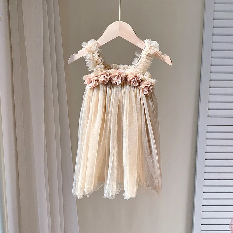 New Kids Suspended Floral Tutu Princess Dress
