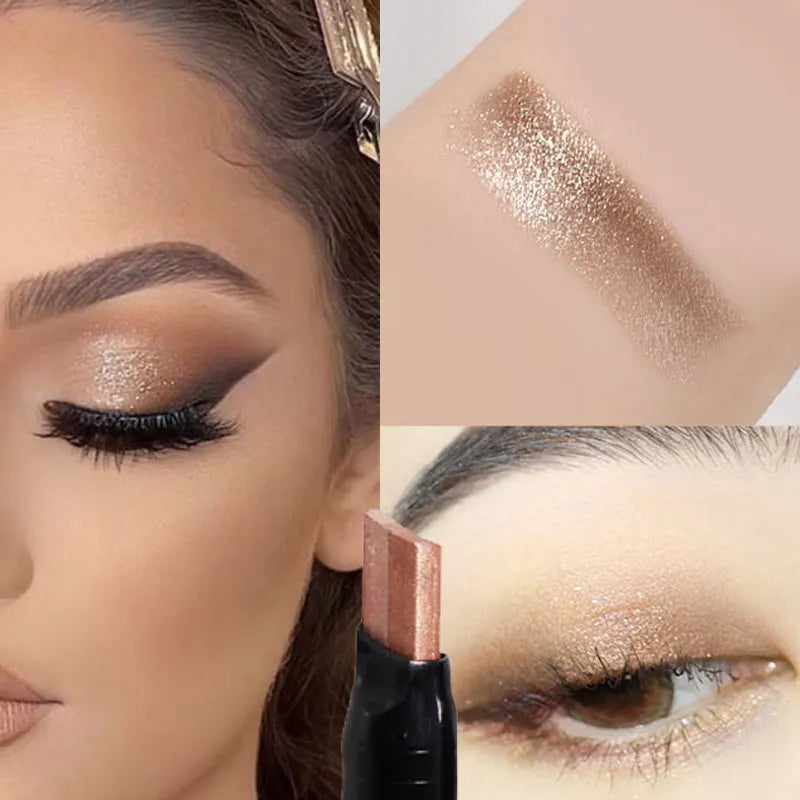 Glitter Double Color Gradient Eye shadow Stick Pencil