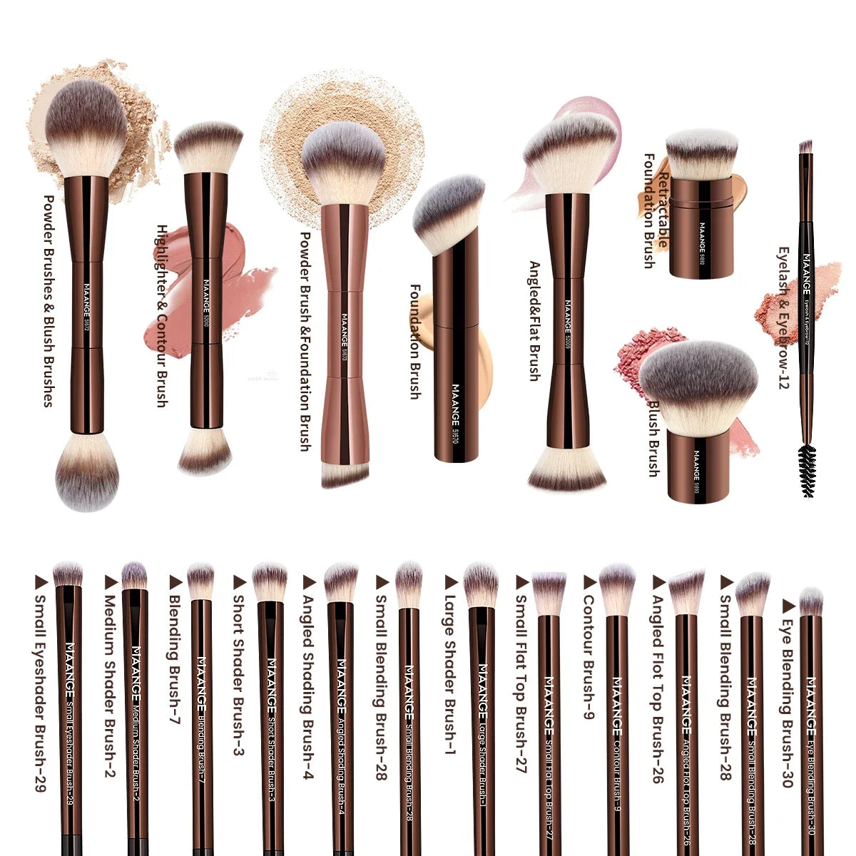 20pcs/set Pro Makeup Brushes