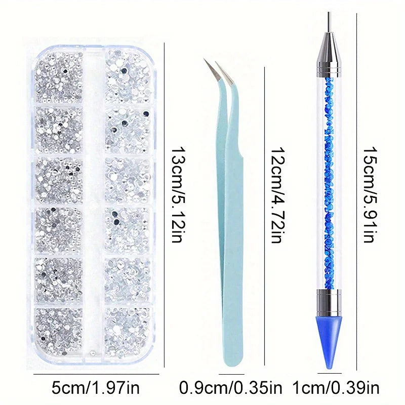 3 D Crystal Decorations Glitter Crystal Gem