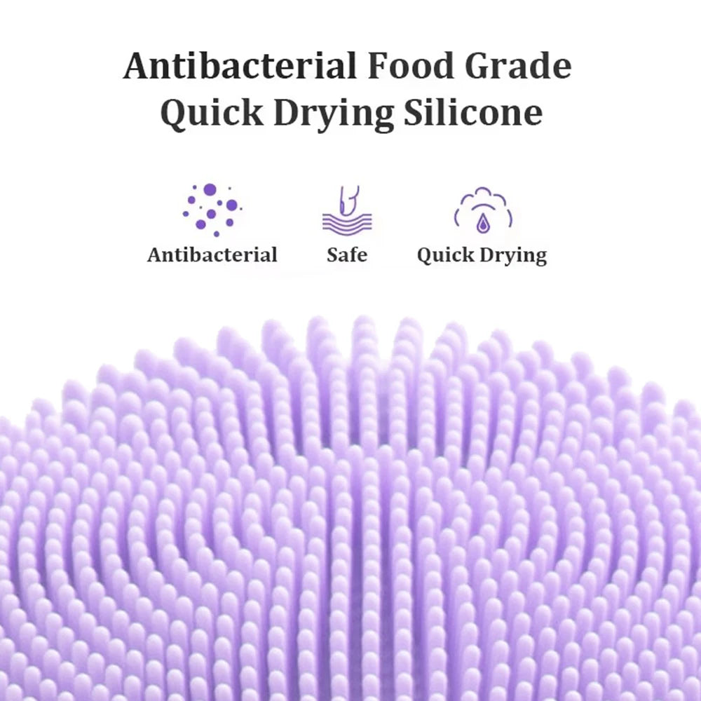 NEW Sonic Waterproof Facial Cleansing Brush for Men & Women Rechargeable Exfoliating Electric Face Scrubber Cleanser Brush