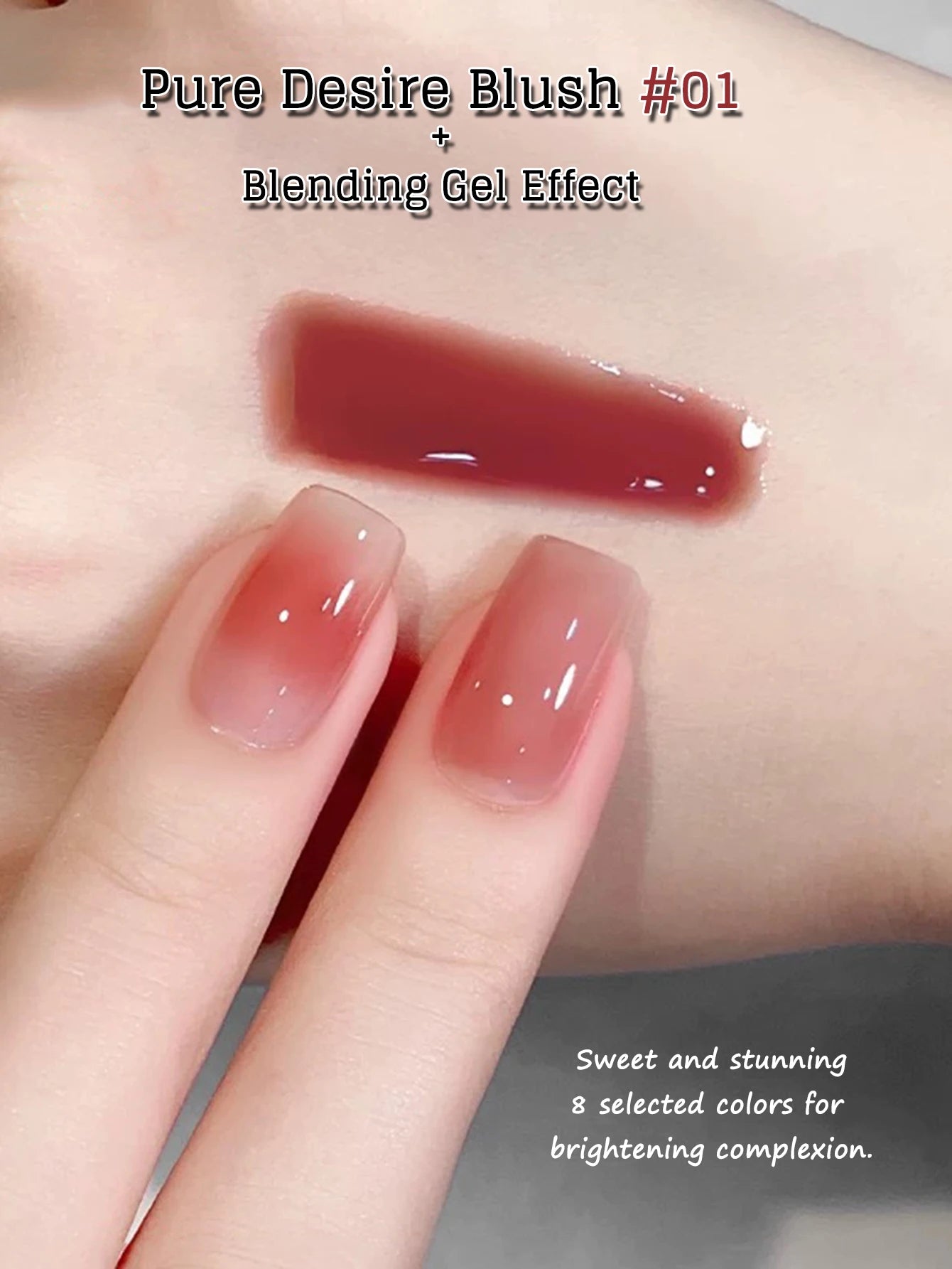 Pure Desire Blush Jelly Gel Nail Polish