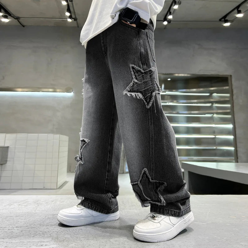 New Fashion Teenager Boys Denim Pants
