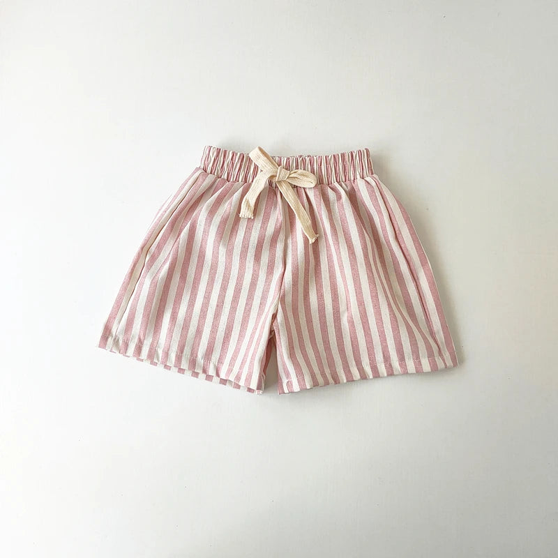 Children's Vintage Linen Cotton Stripe Pants