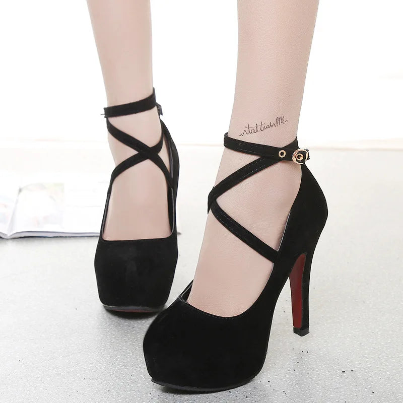 Women's Thin High Heel Shallow Shoes